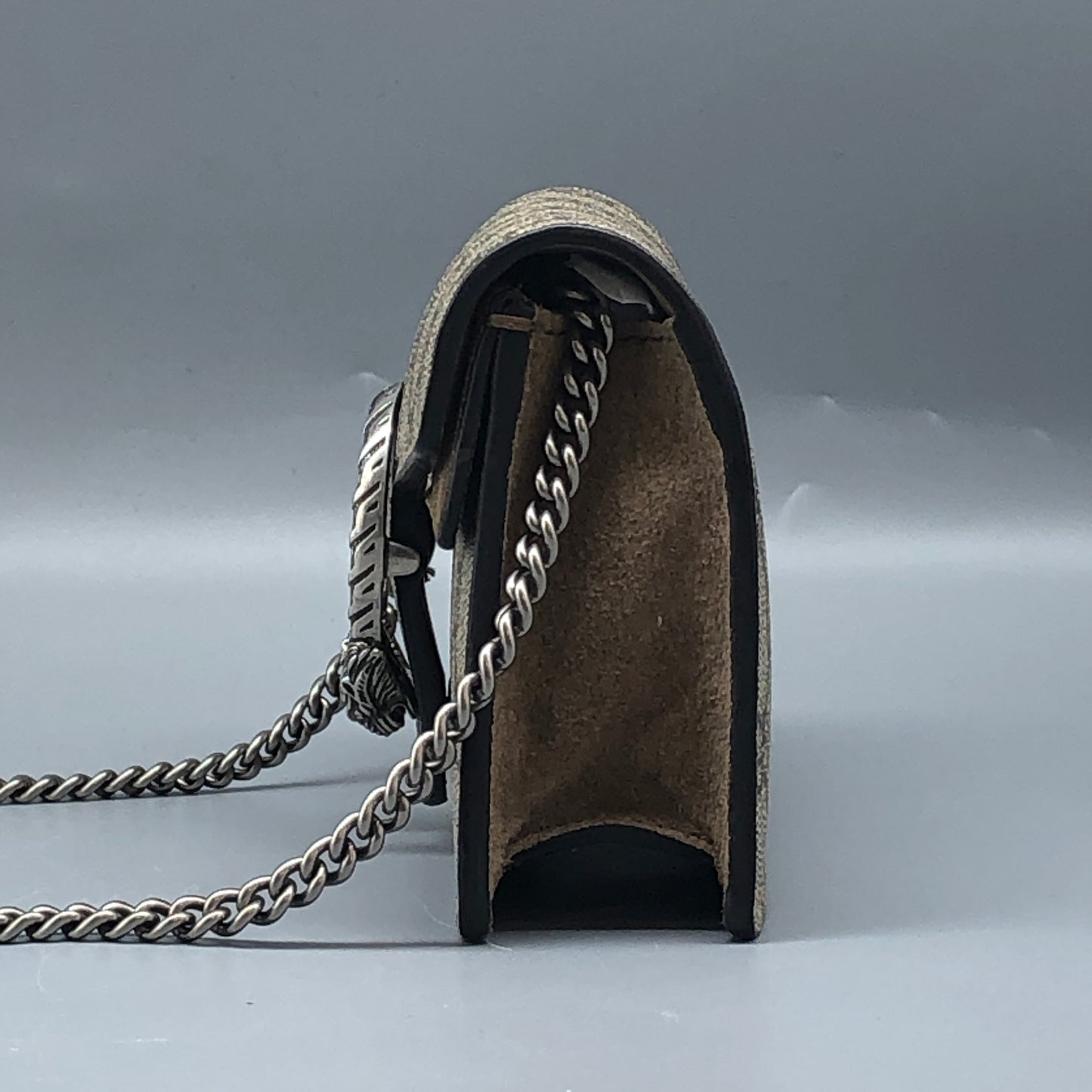 Gucci Dionysus GG Supreme Chain Bag Beige