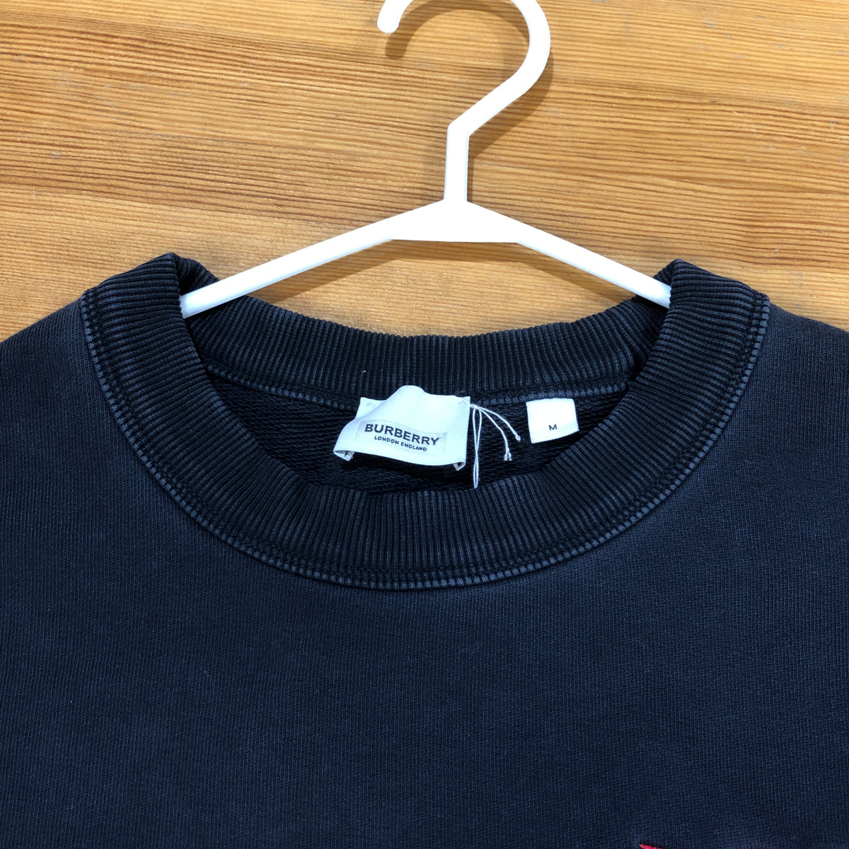 Burberry Navy Blue TB Logo Crew Neck Sweatshirt M