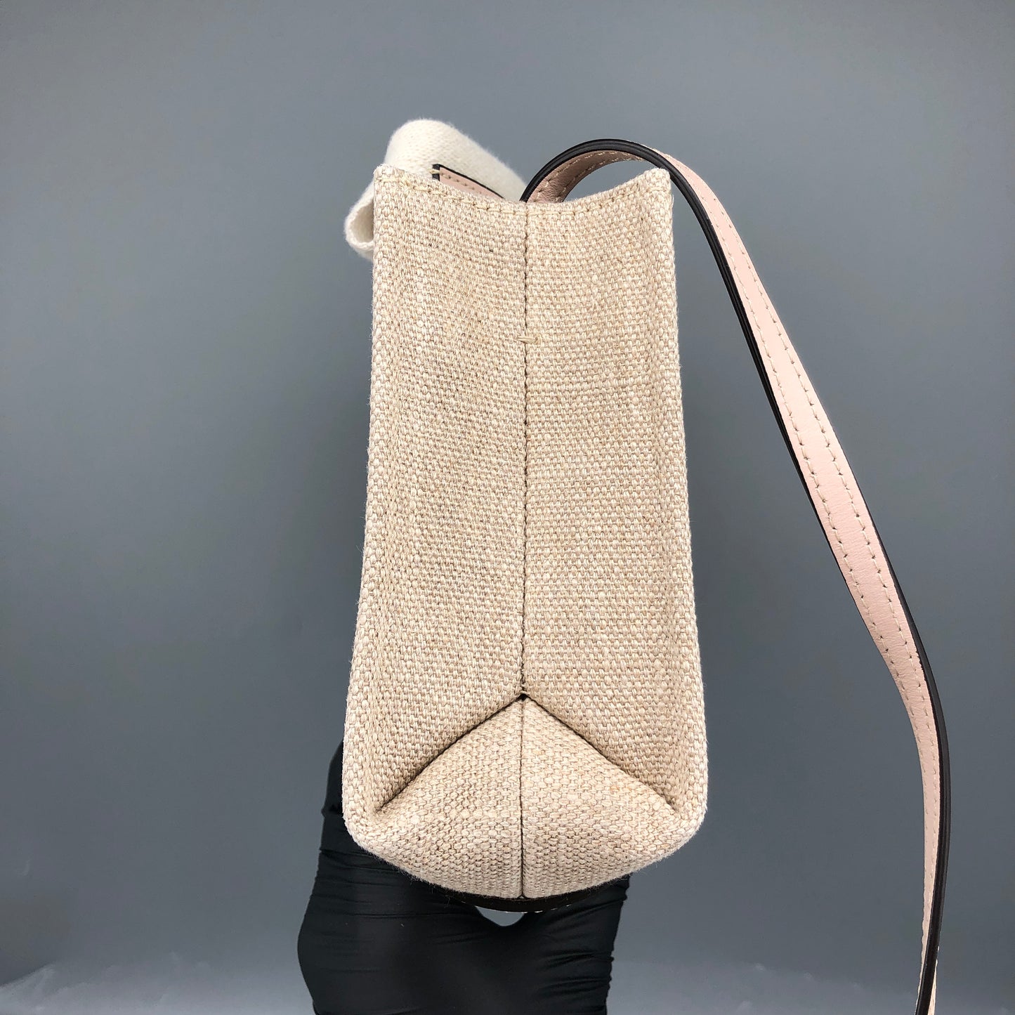 Chloe Woody Small Tote Bag Beige