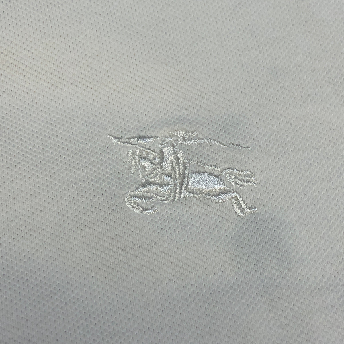 Burberry White Polo Shirt Size S