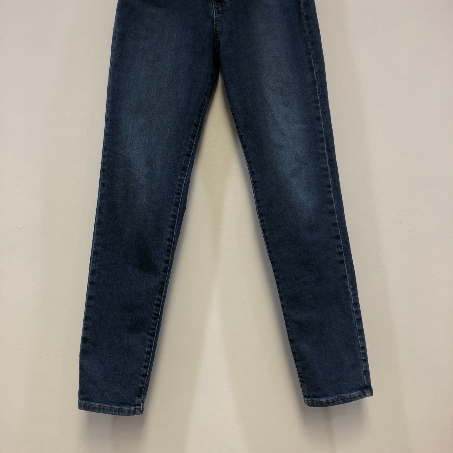 Muji Slim Fit Blue Denim Ankle Jeans