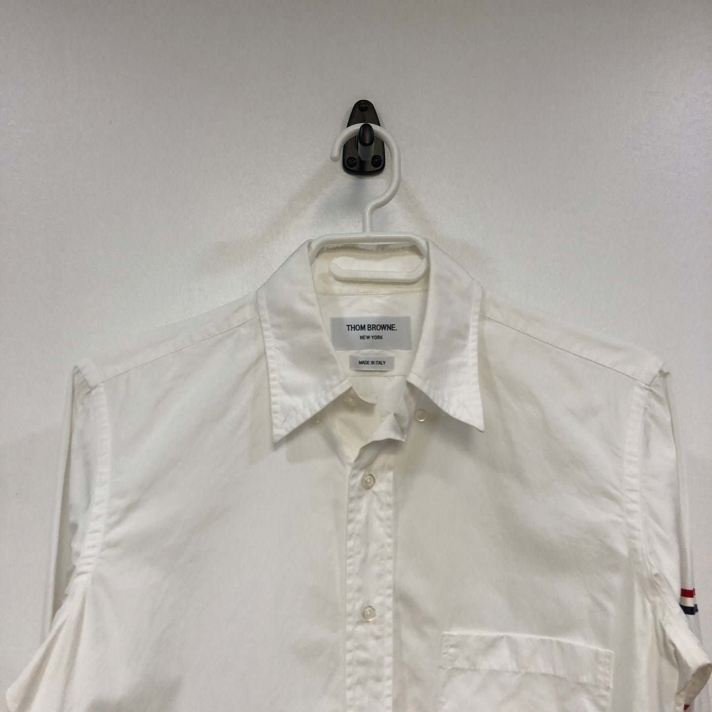Thom Browne White Sleeveless Button‑Up Shirt Size 1
