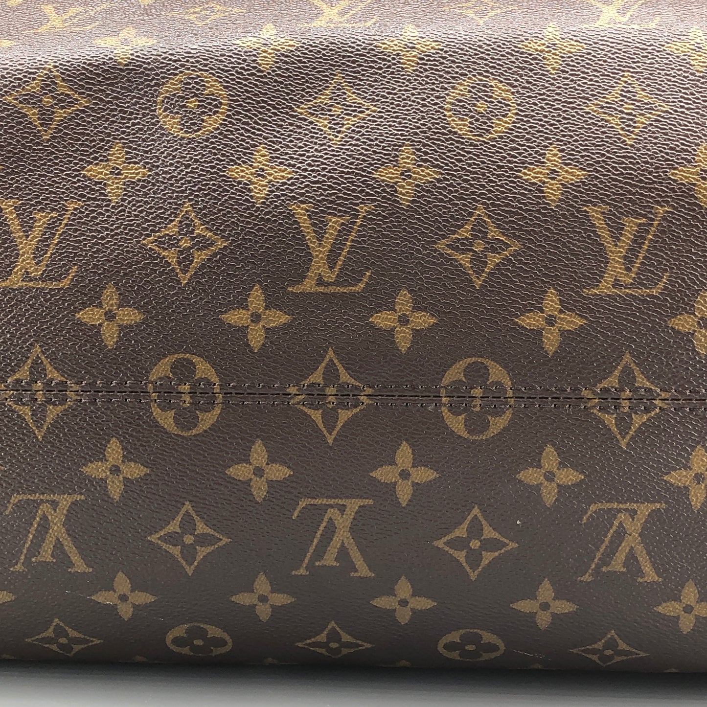 Louis Vuitton Monogram Canvas Tote Bag Brown