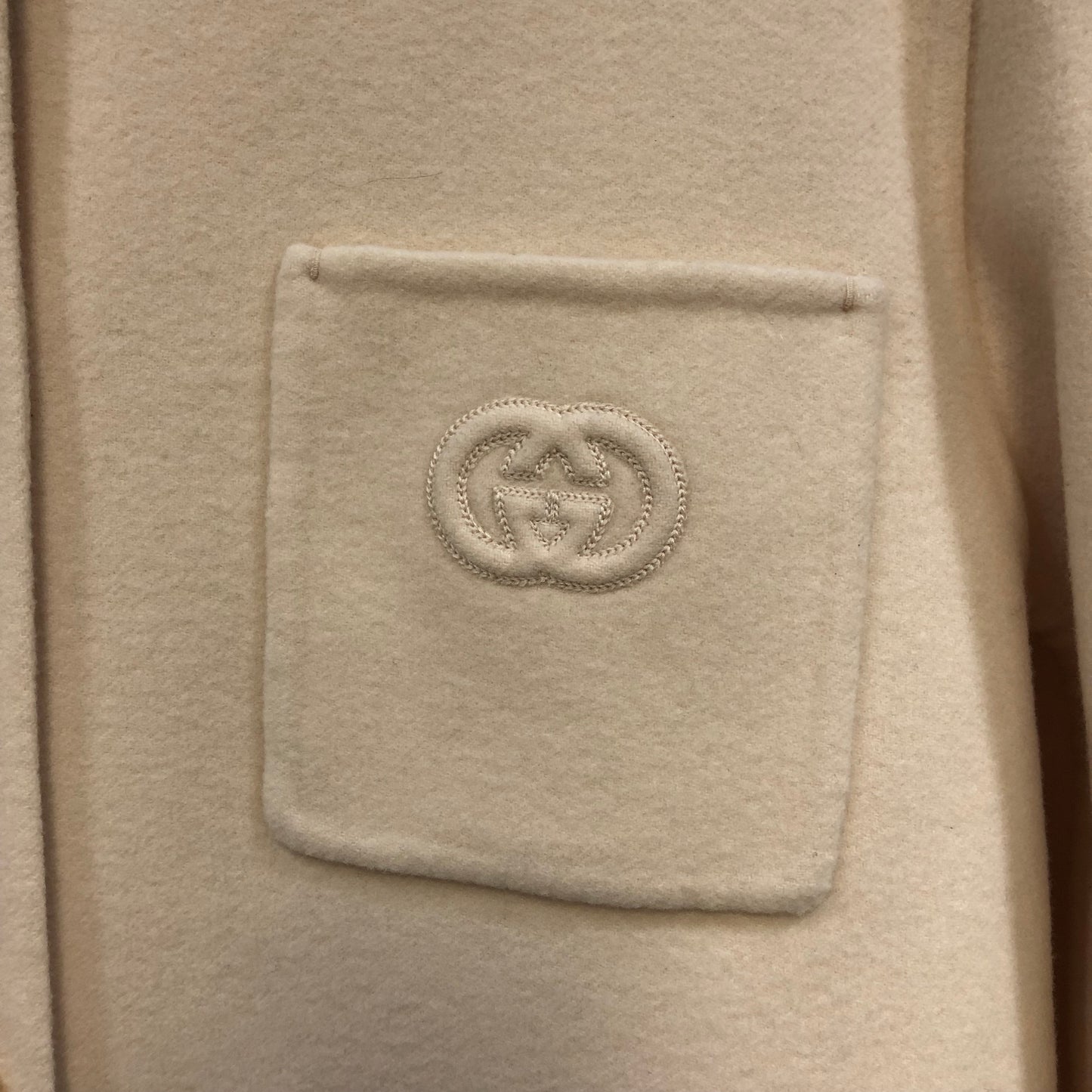 Gucci Wool Cardigan Jacket Size 40 Beige