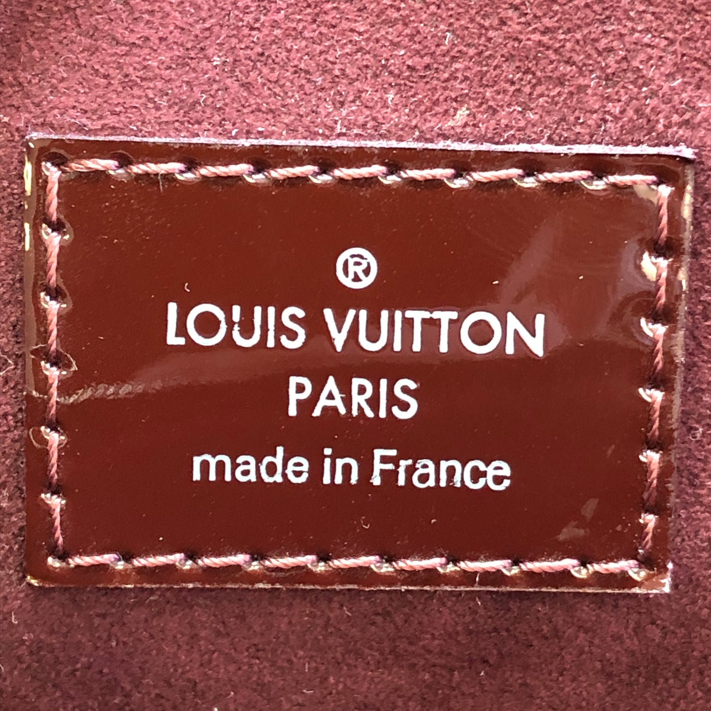 Louis Vuitton Alma Epi Electric Burgundy Brown Handbag