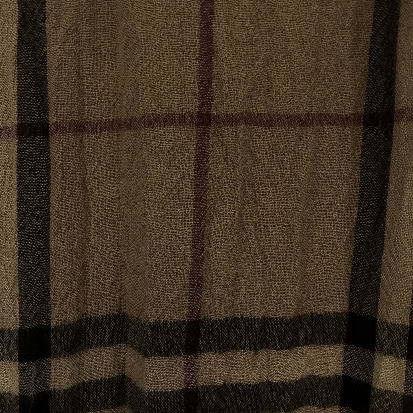 Burberry Classic Vintage Check Wool Scarf Brown/Black