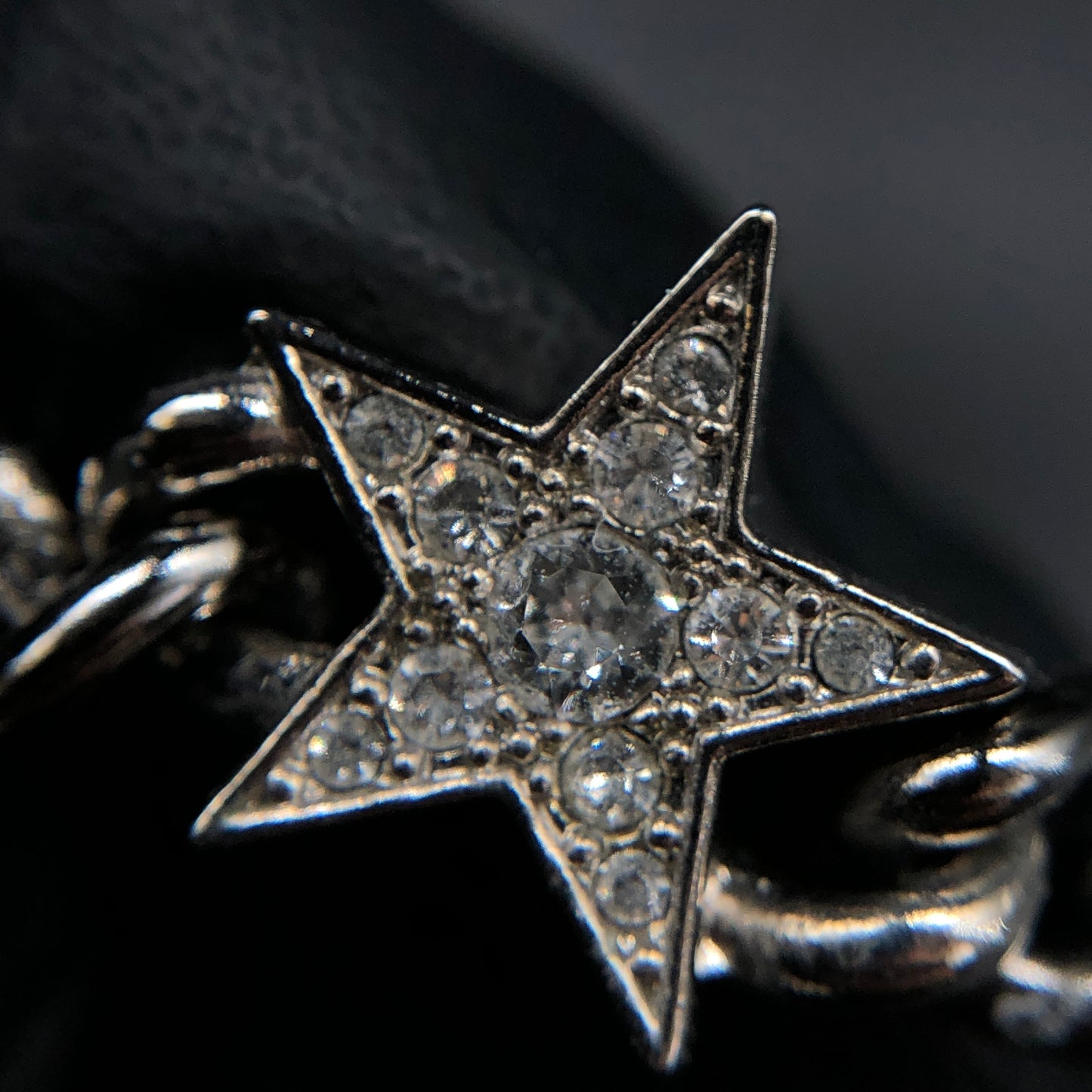 Chanel Crystal CC & Star Necklace