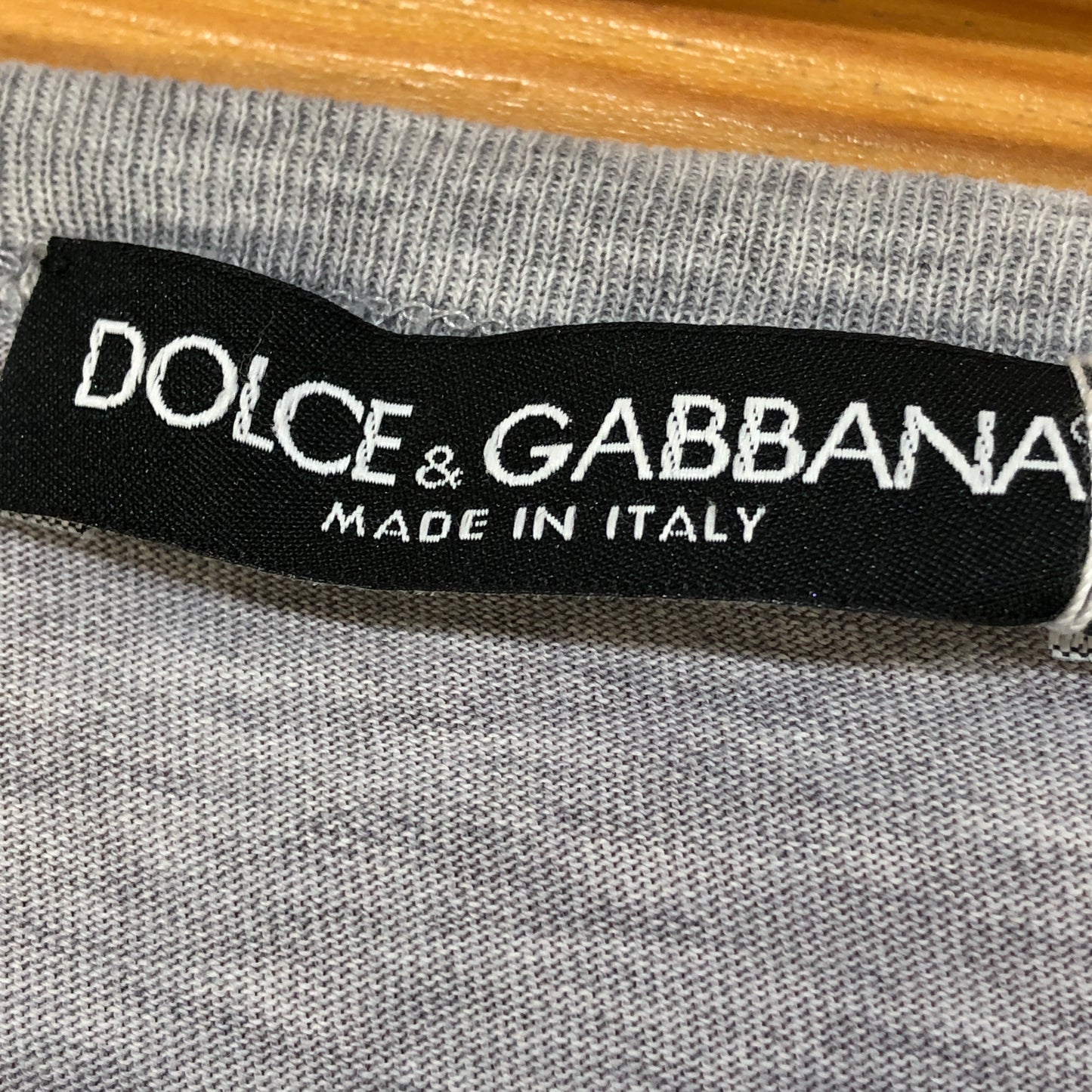 Dolce & Gabbana Grey Cartoon Family & Pets Print Short Sleeve T-Shirt Size 40
