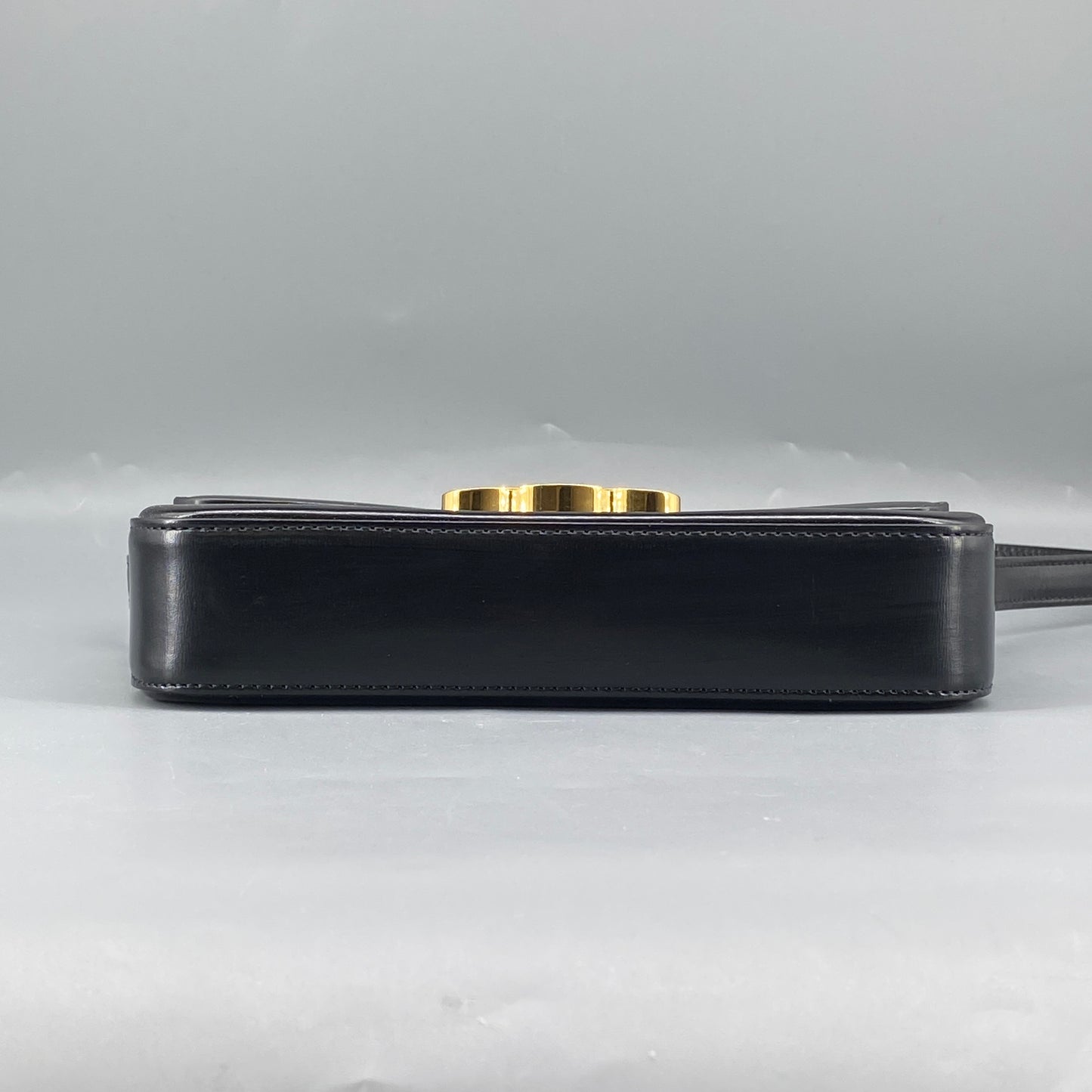 Celine Black Triomphe Shoulder Bag