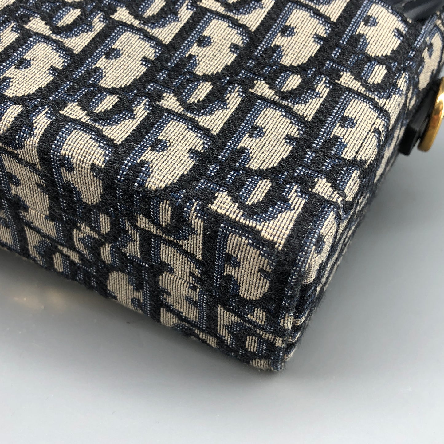 Christian Dior Mini 30 Montaigne Box Bag Grey/navy/black