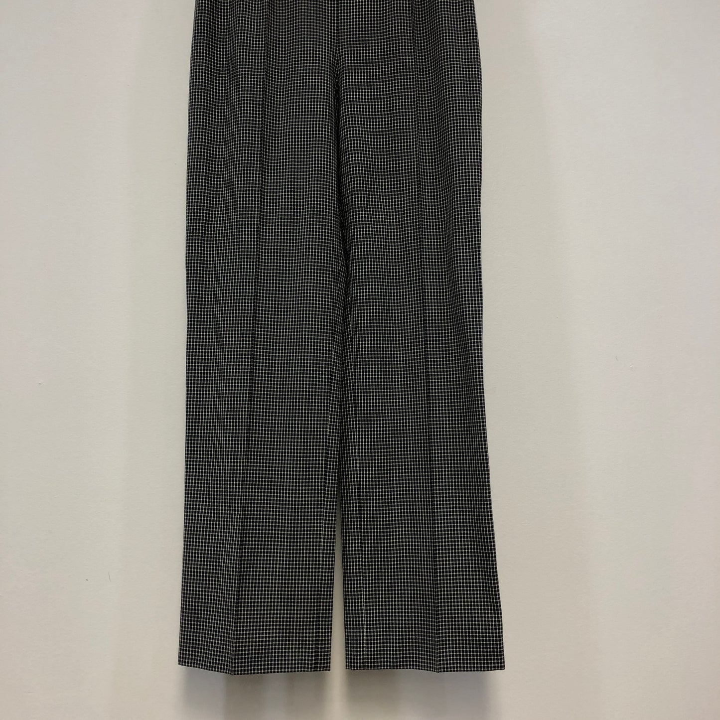 Balenciaga Checkered Tailored Trousers Size 38 White/Black