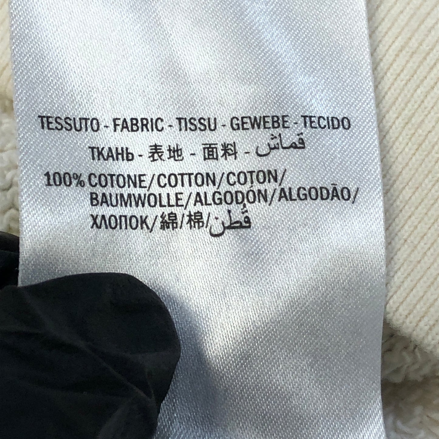 Gucci Off White Crew Neck Graphic Print Sweatshirt Size L
