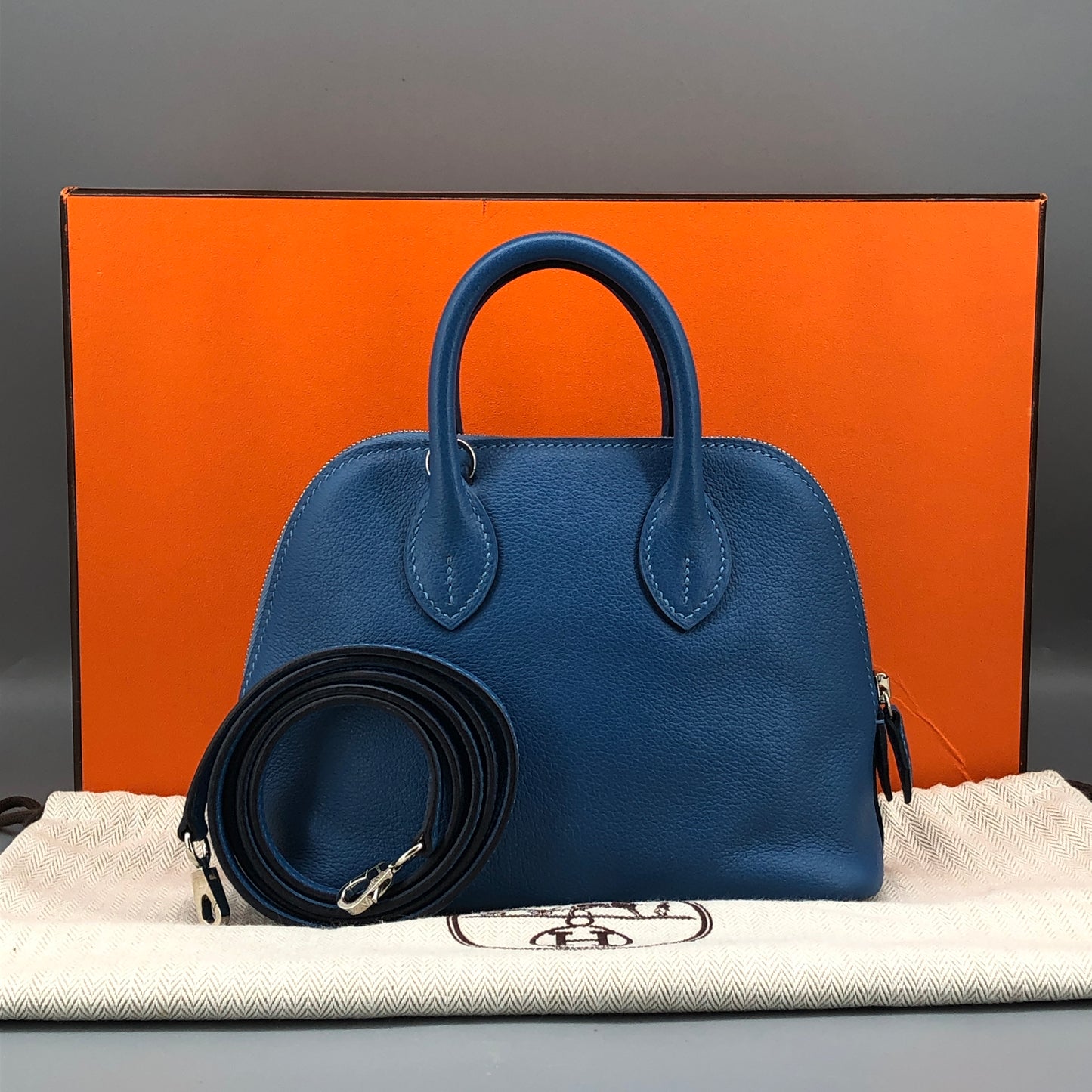 Hermes 2018 Bolide 1923 Mini Blue