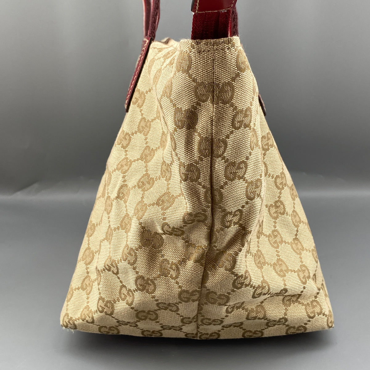 Gucci Beige GG Supreme Canvas  Sherry Line Tote Bag