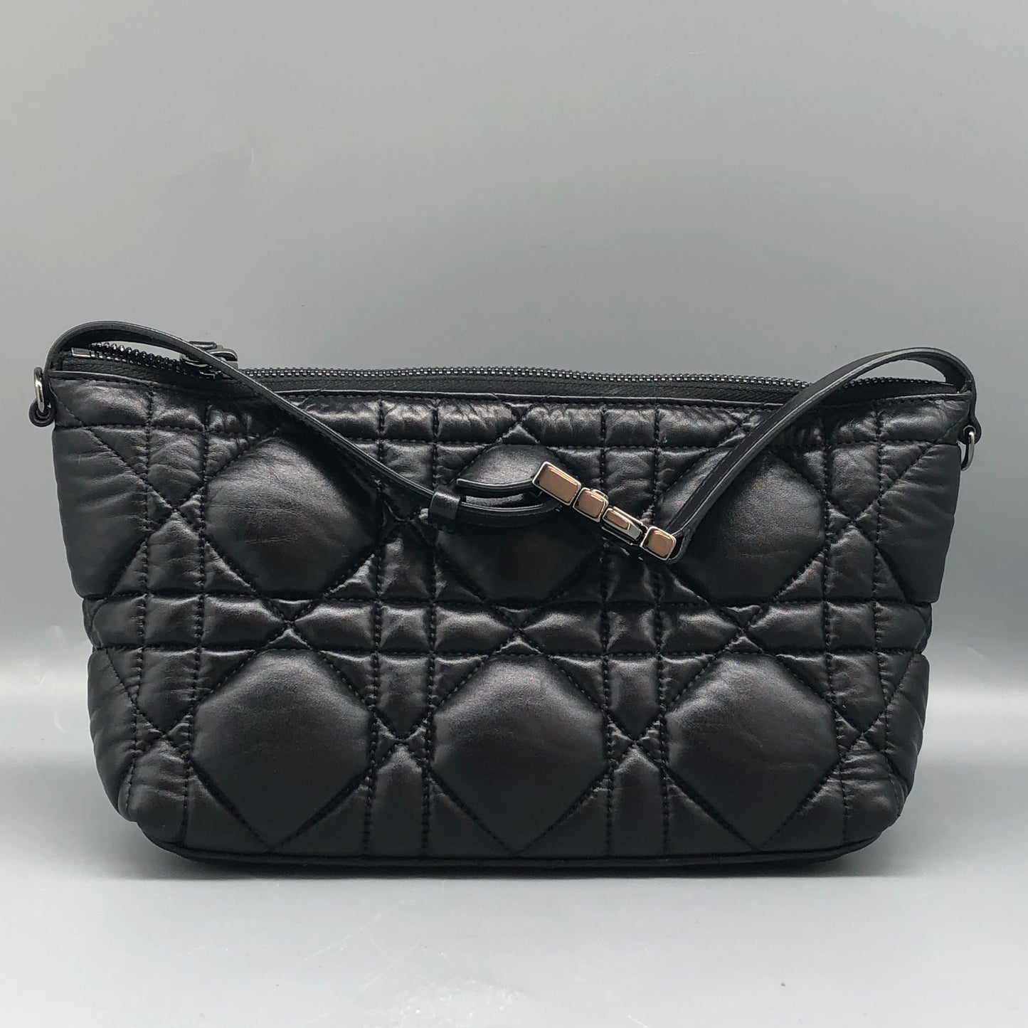 Christian Dior Toujours Medium Black Cannage Quilted Bag