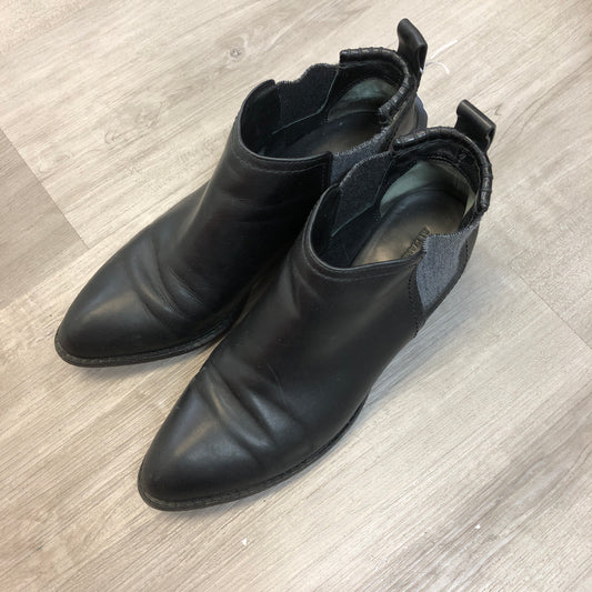 Alexander Wang Women's Black Leather Ankle Boots Size 36