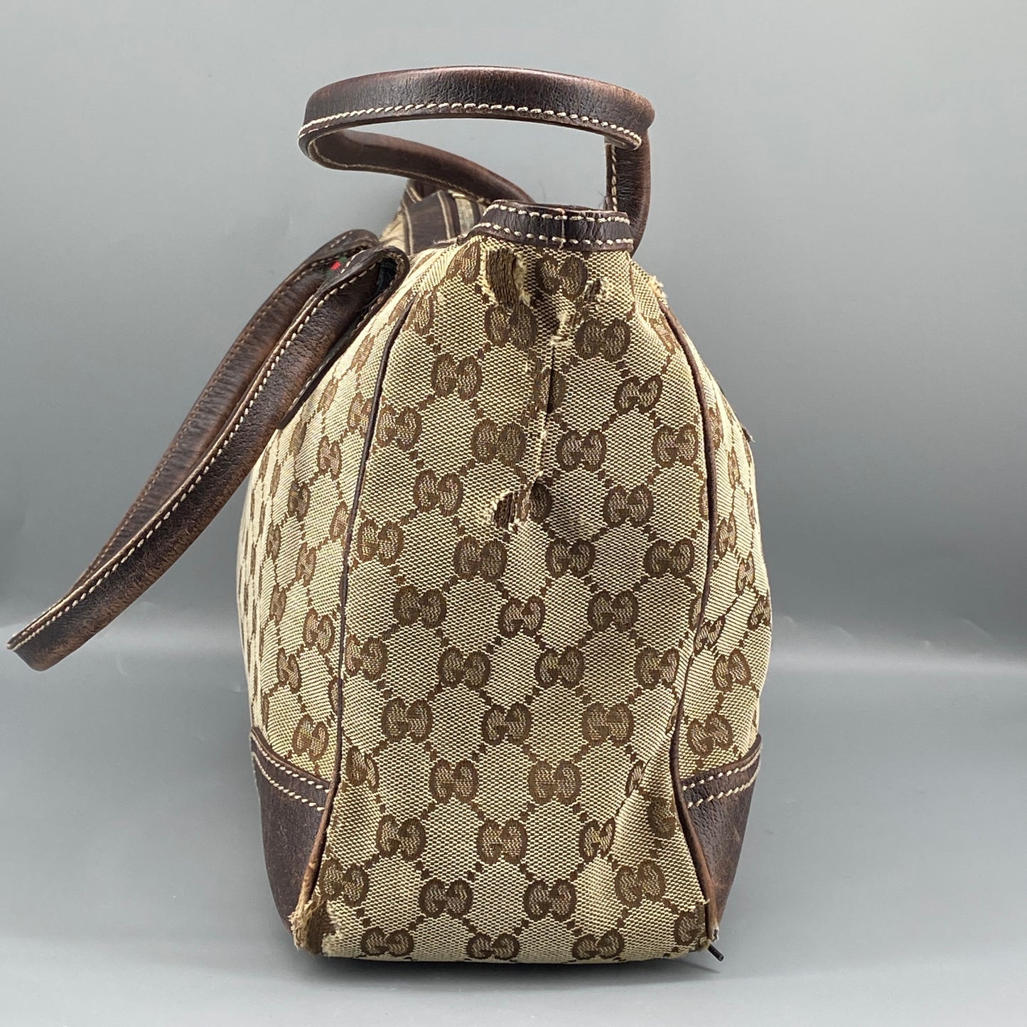 Gucci GG Canvas Handbag Beige/Brown
