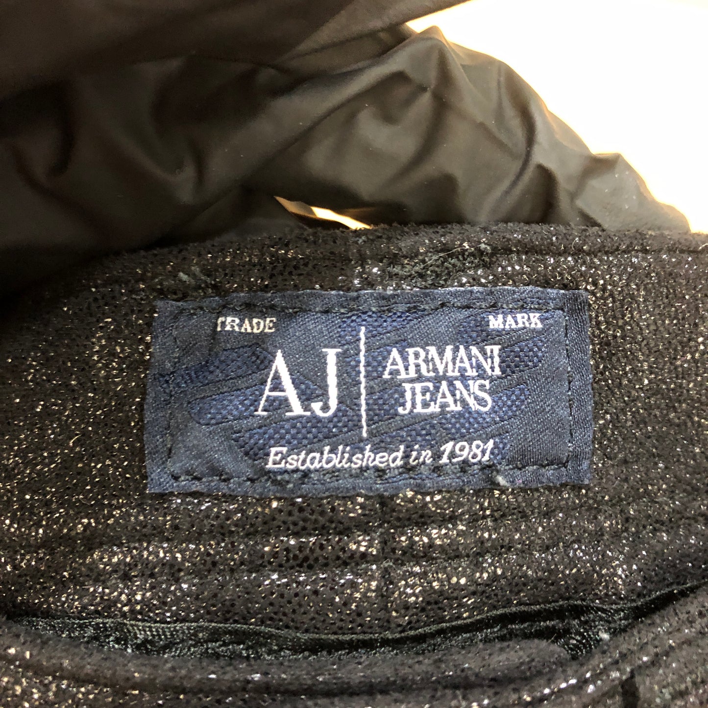 Armani Jeans Black Slim Skinny Denim Jeans Size 26