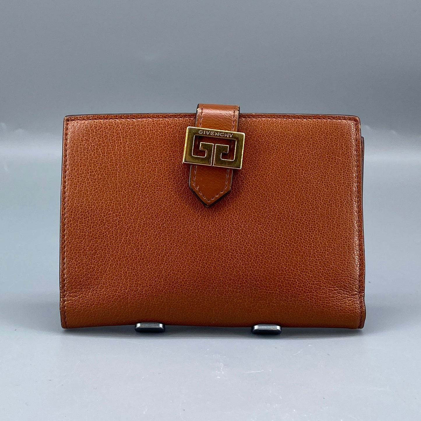 Givenchy 4G Logo Caramel Smooth Calfskin Bifold Wallet