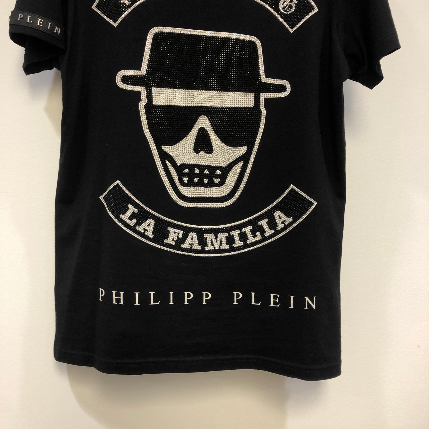 Philipp Plein Skull Embellished T-Shirt Size M