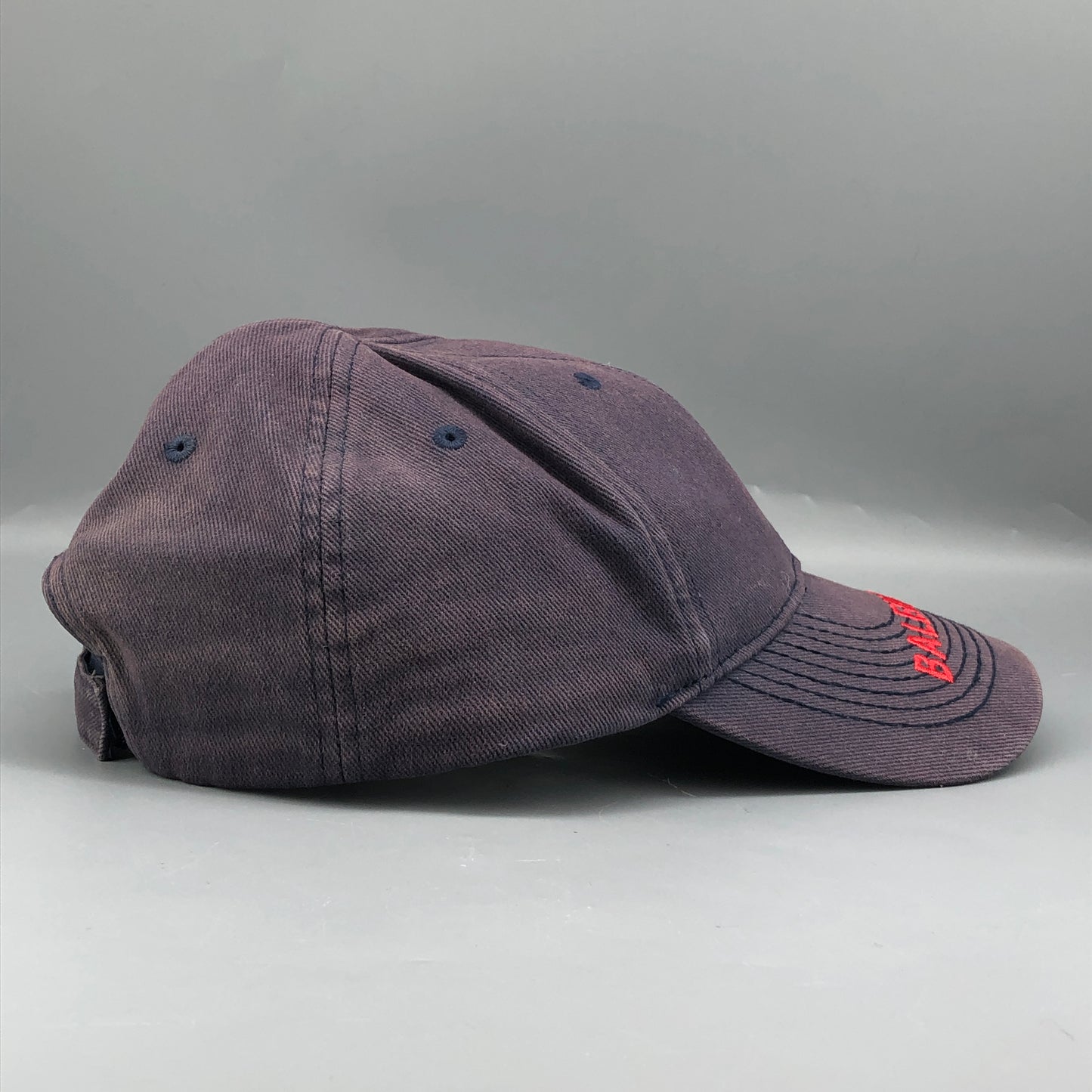 Balenciaga Baseball Cap Size 59cm Purple and Navy