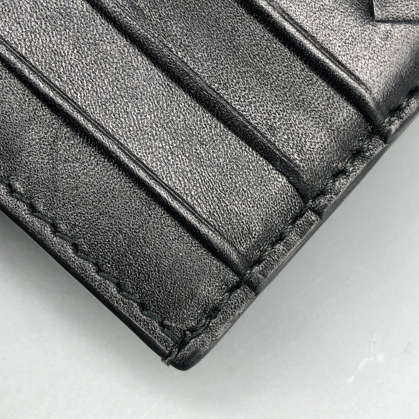 Bottega Veneta Intrecciato Leather Card Holder Black