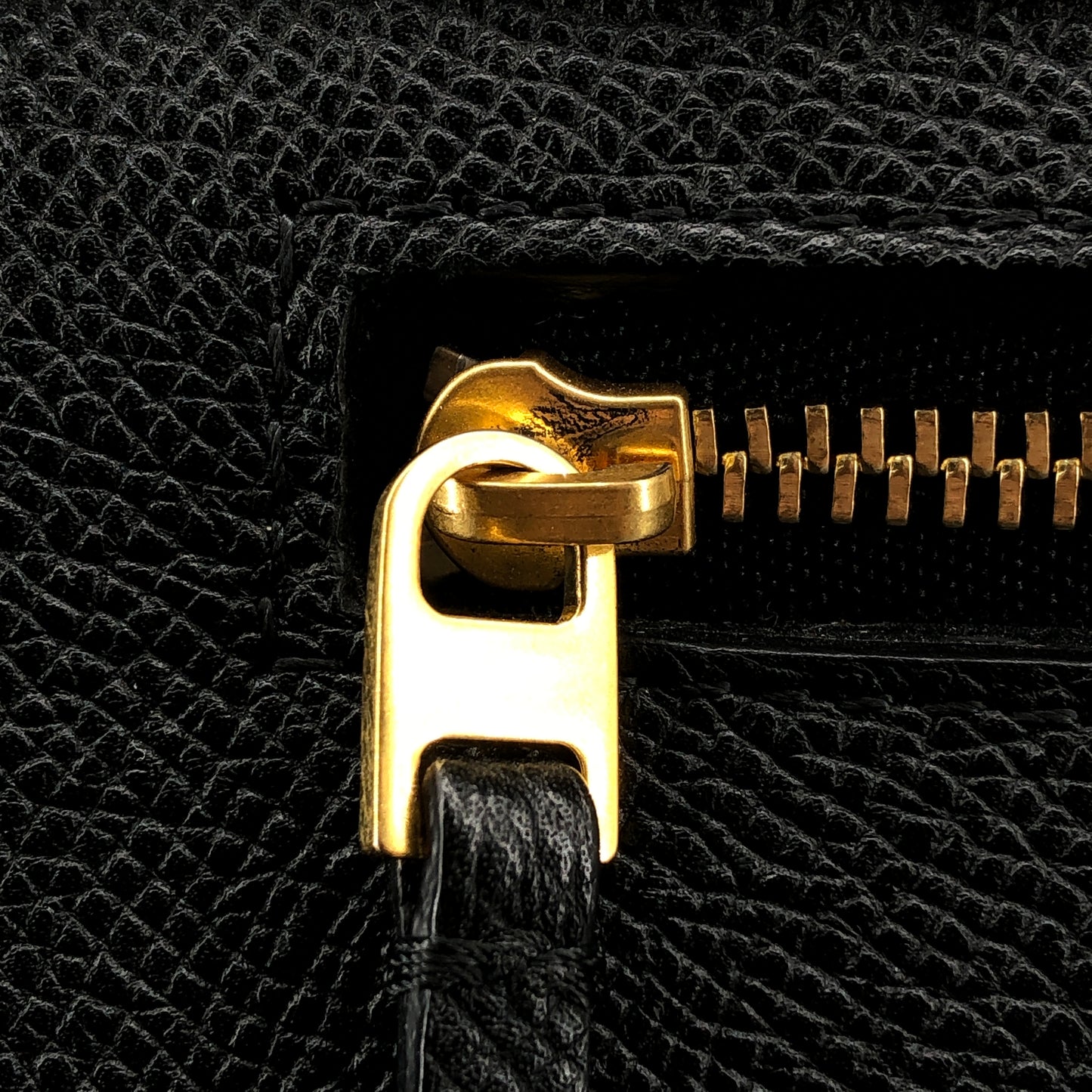 Celine Black Grained Calfskin Belt Bag Small