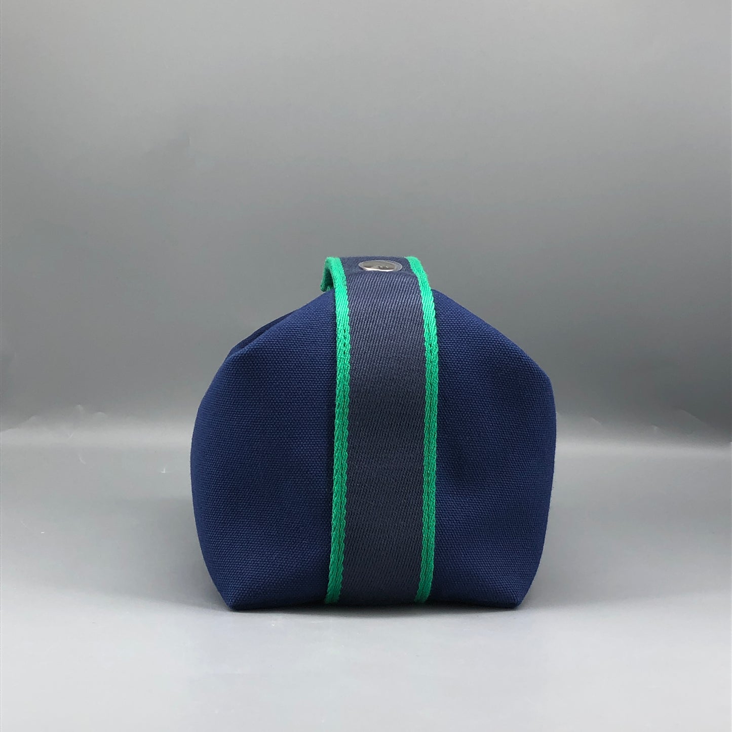 Hermes Blue/Green Cotton Canvas Small Bride-A-Brac Case