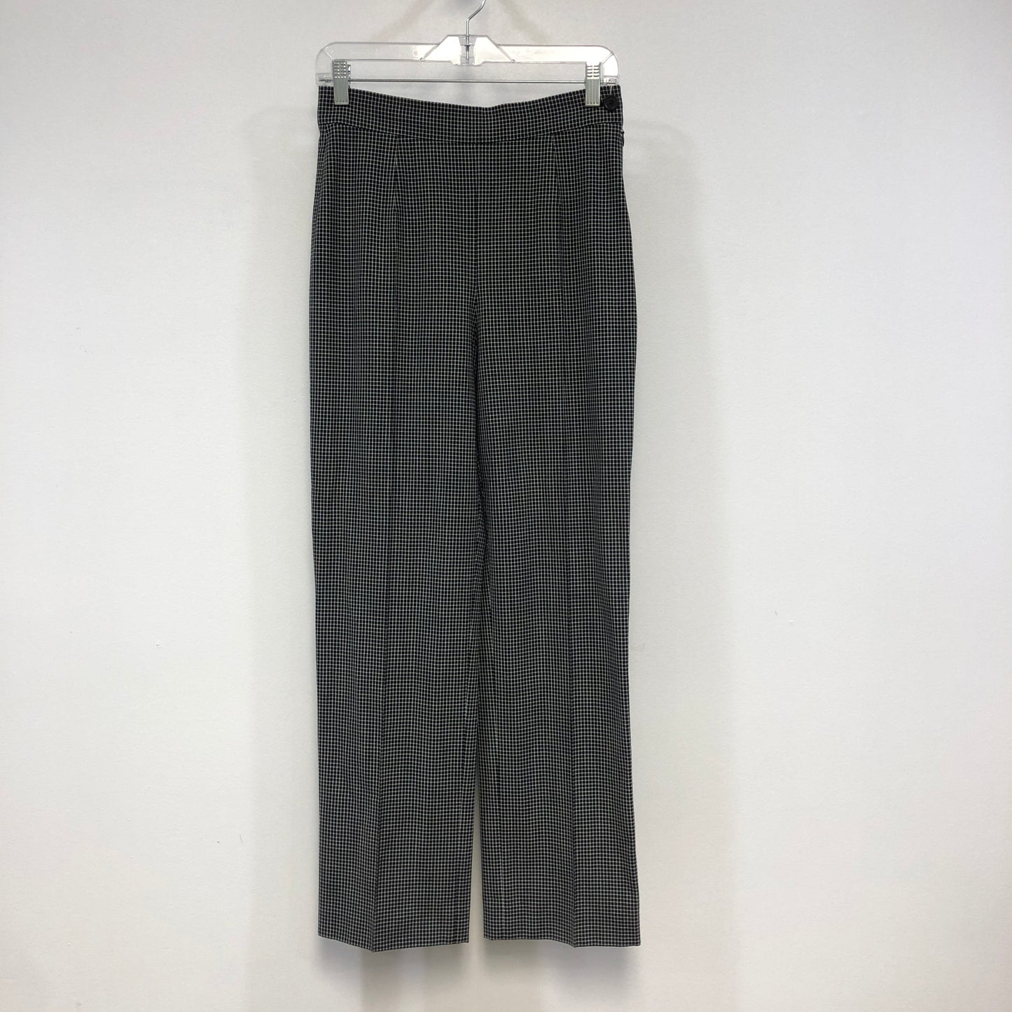 Balenciaga Checkered Tailored Trousers Size 38 White/Black