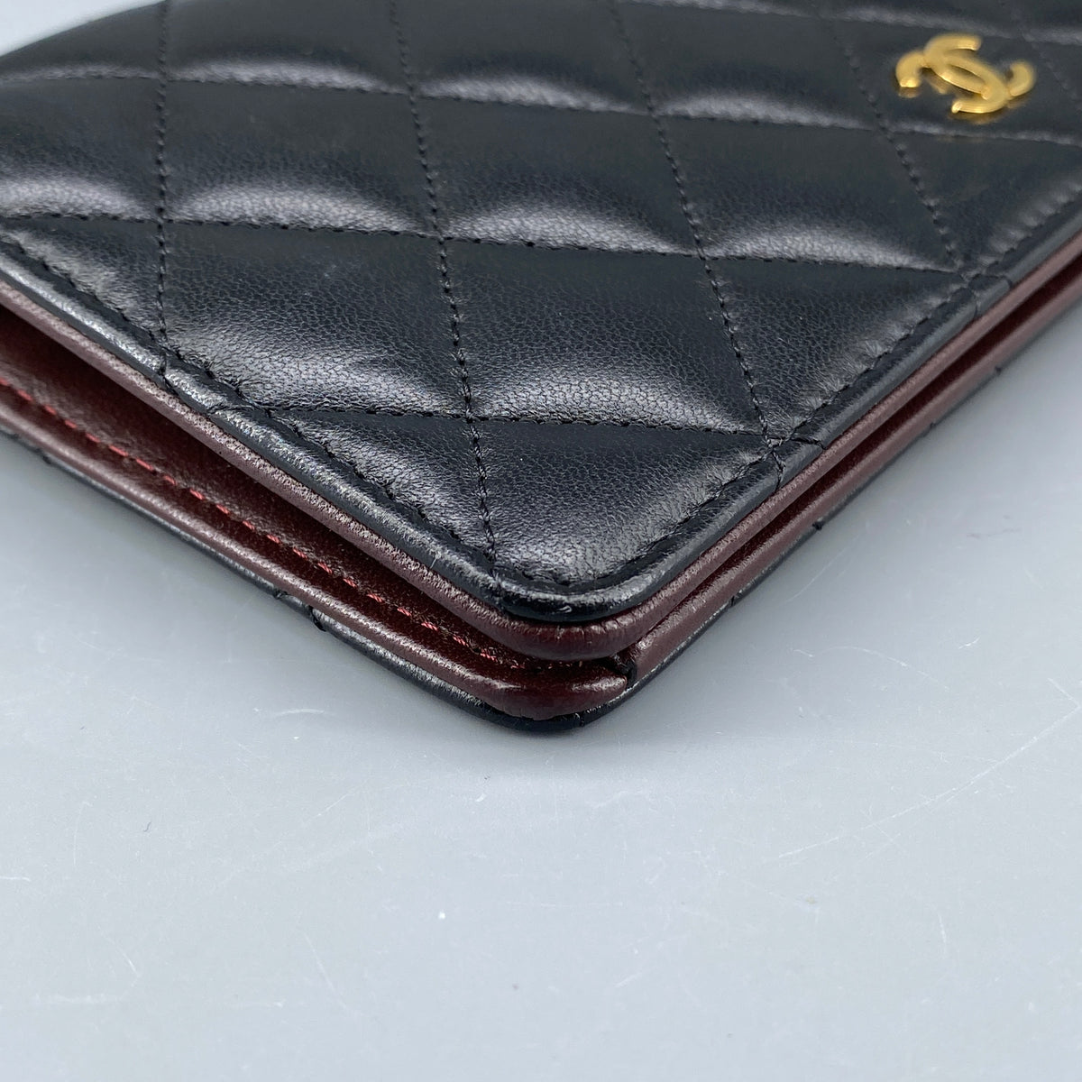 Chanel Quilted Long Wallet Black
