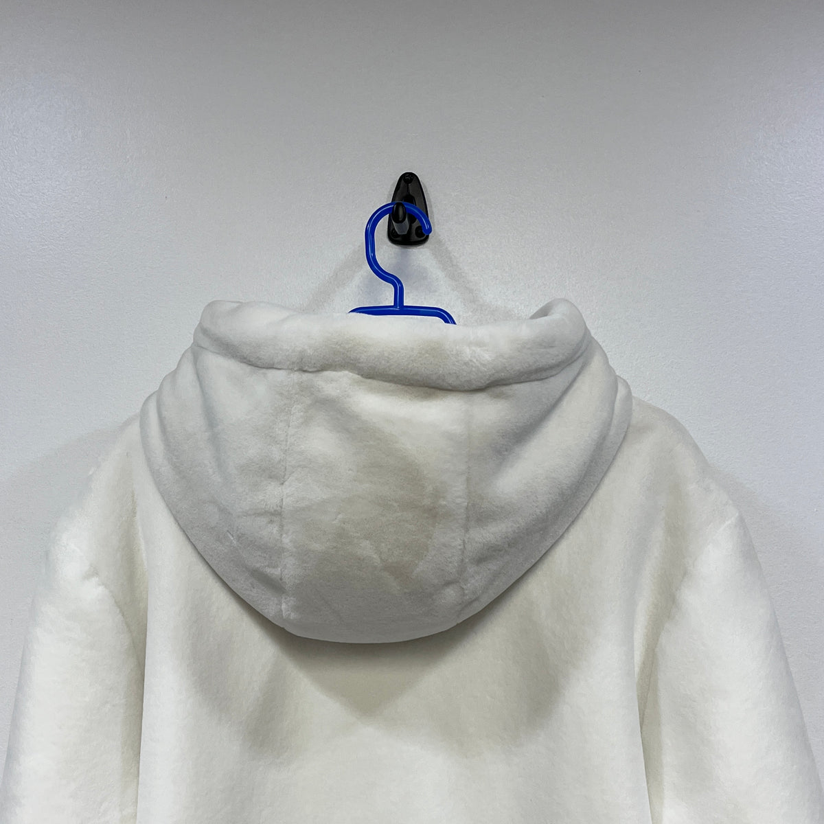 Moose Knuckles  White Hooded Zip Quilted Jacket Size M