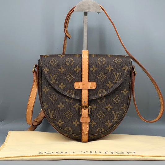 Louis Vuitton Vintage Monogram Chantilly Crossbody Bag Brown