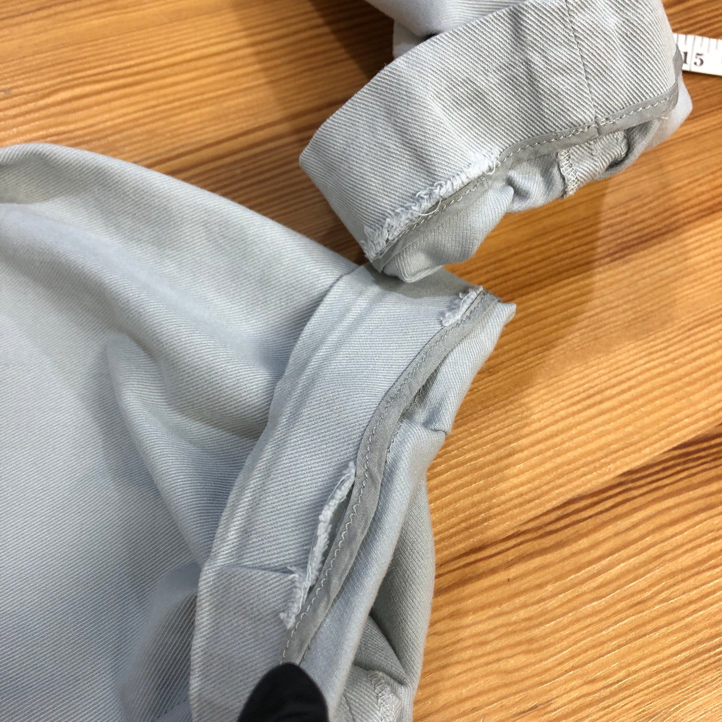 Brunello Cucinelli Light Blue Pleated Cropped Trousers Size 38