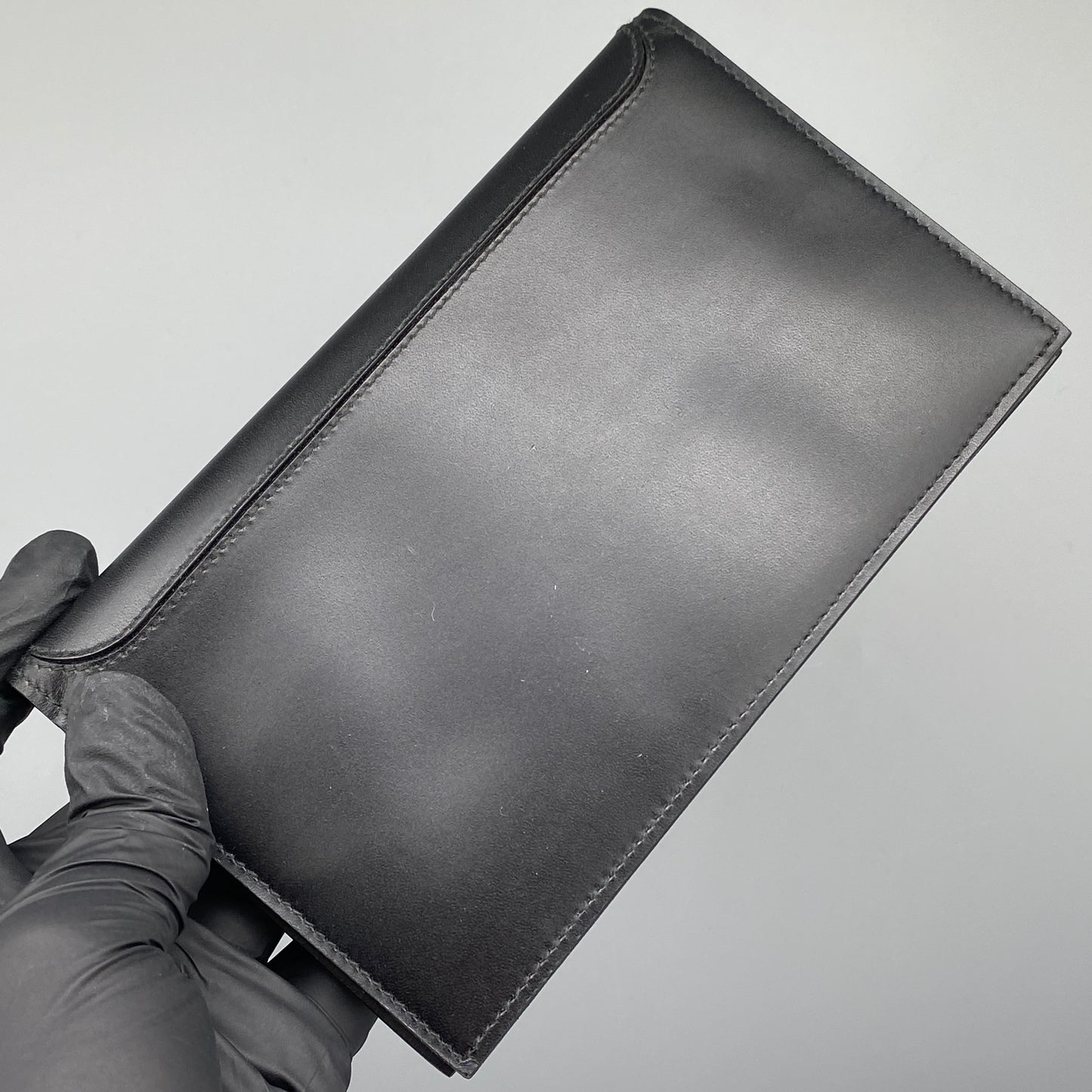 Ferragamo Black Smooth Leather Bi-fold Wallet