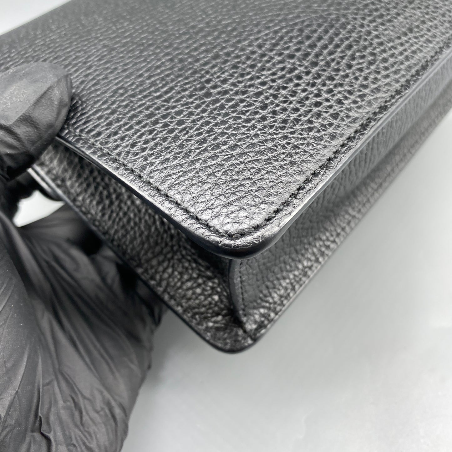 Gucci Mini Dionysus Black Leather Shoulder Bag