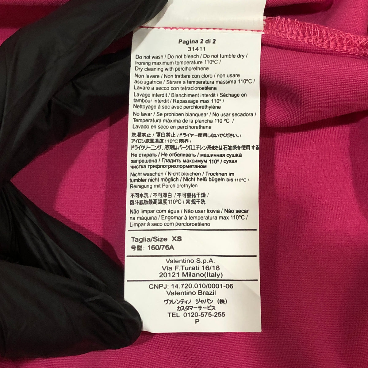 Red Valentino Hot Pink Puff Sleeve Fit & Flare Dress XS