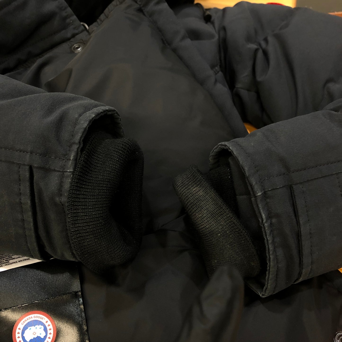 Canada Goose Long Down Parka Coat Size 2XS Black