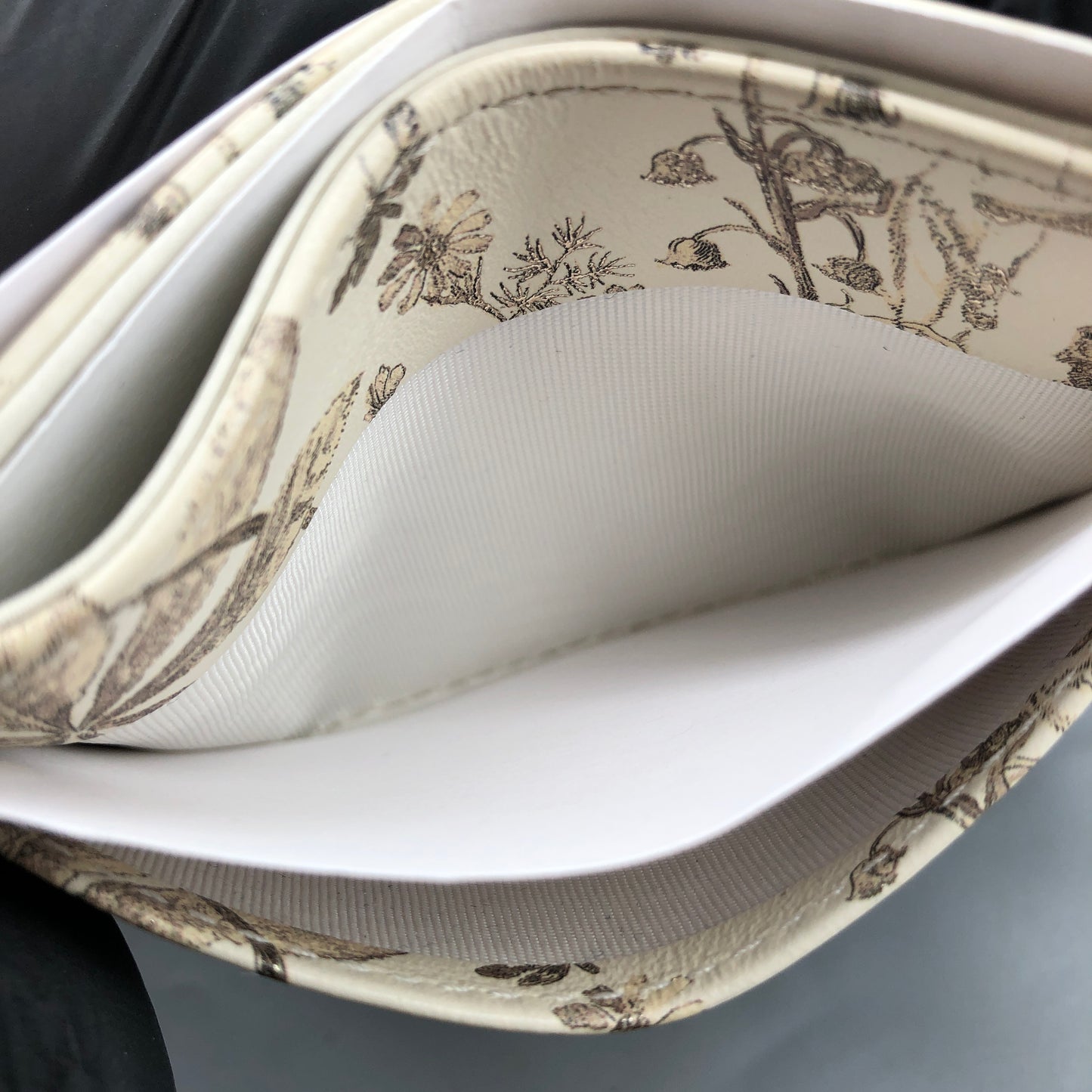 Christian Dior Card Holder Cream Toile de Jouy