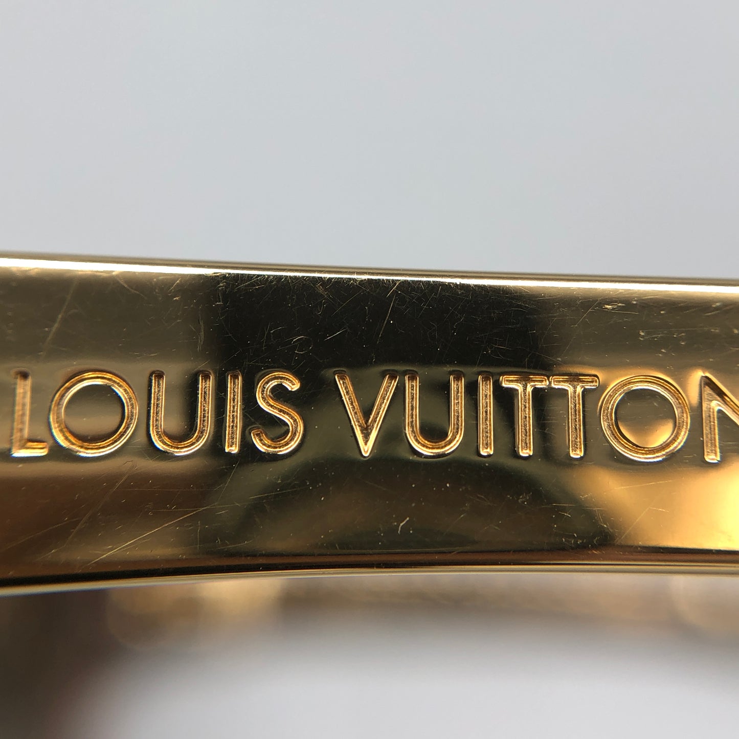 Louis Vuitton Round Frame Sunglasses Gold