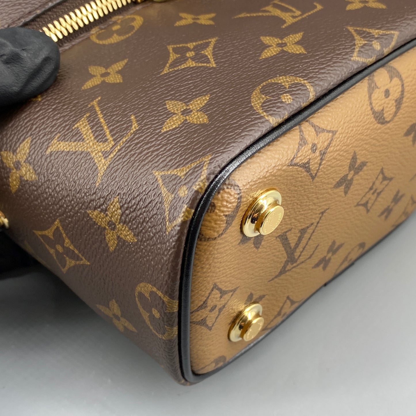Louis Vuitton Monogram Vanity PM Brown Top Handle Bag