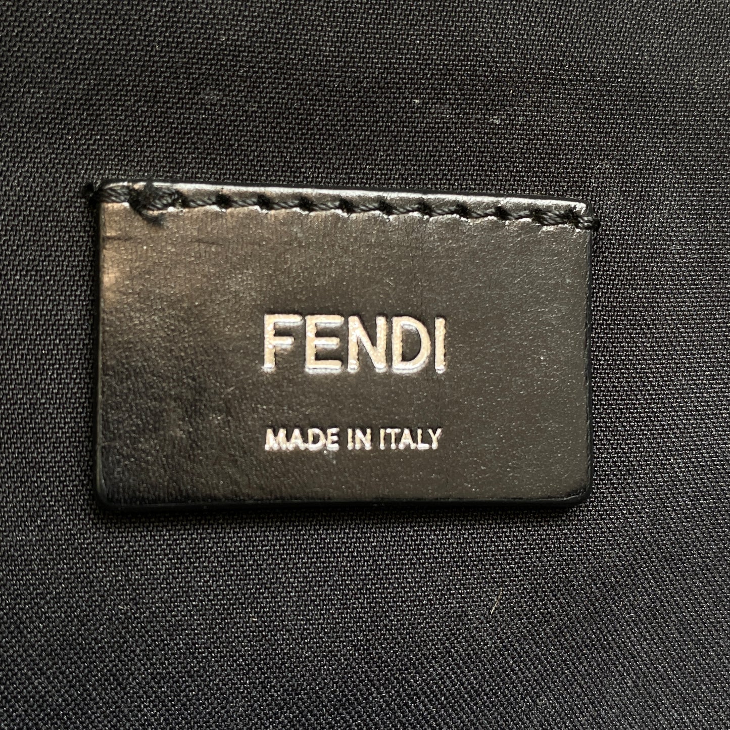FENDI Black Nylon Monster Eyes Backpack