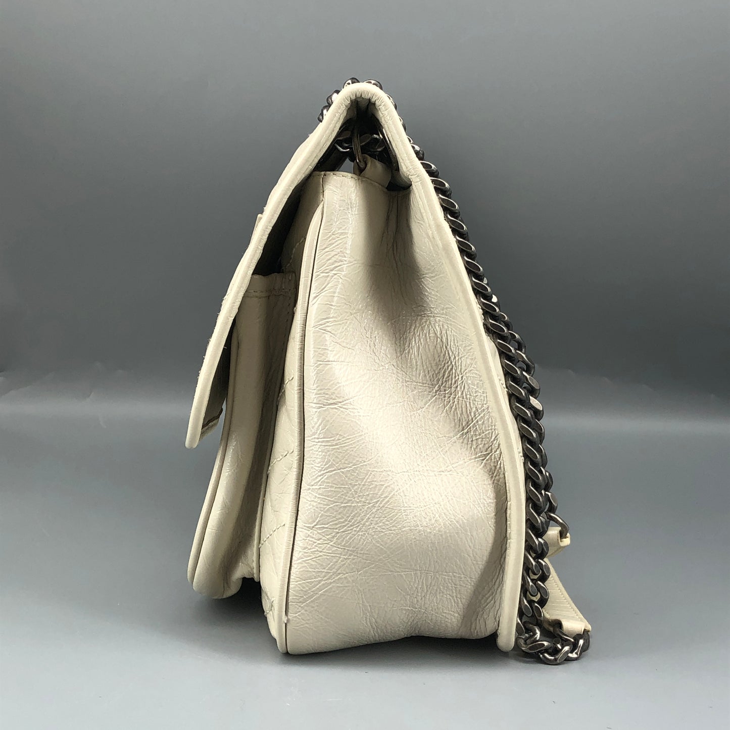 Saint Laurent Niki Medium Shoulder Bag Cream