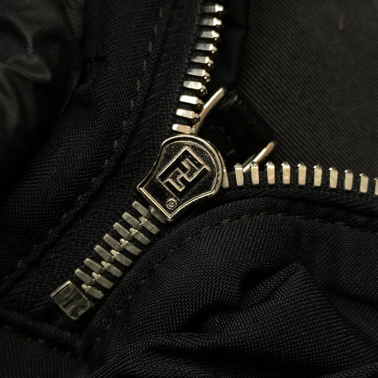 FENDI Black Nylon Monster Eyes Backpack