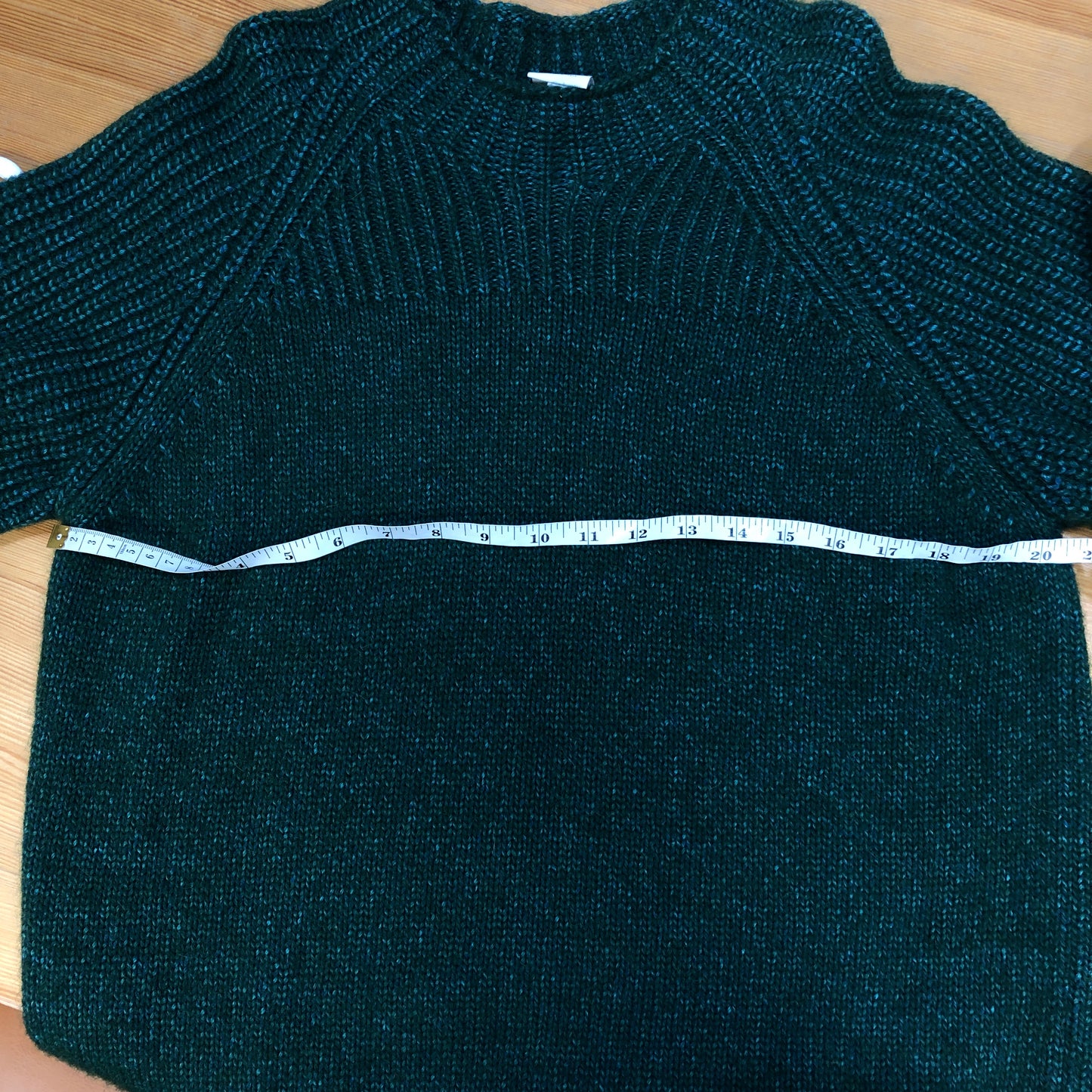 Paul Smith Dark Green Crew Neck Knit Sweater Size S