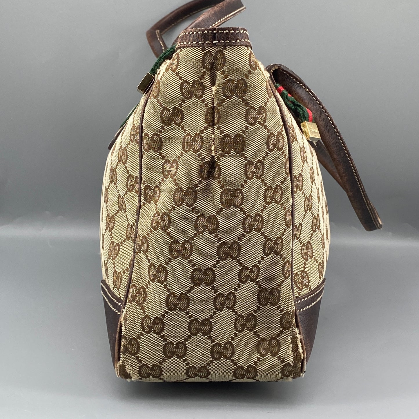 Gucci GG Canvas Handbag Beige/Brown