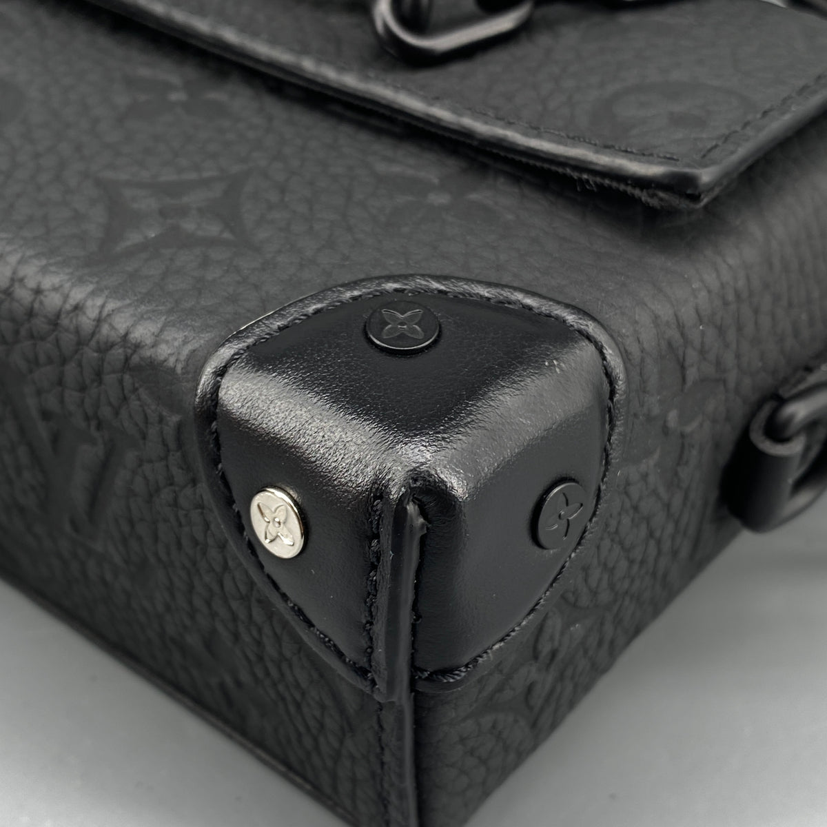 Louis Vuitton Taurillon Monogram Steamer Wearable Bag Black
