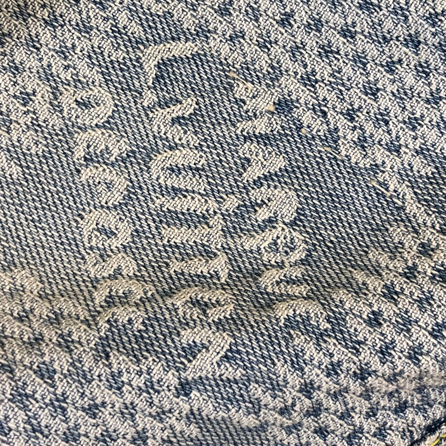 Louis Vuitton Blue Damier Denim Jacket Size 46