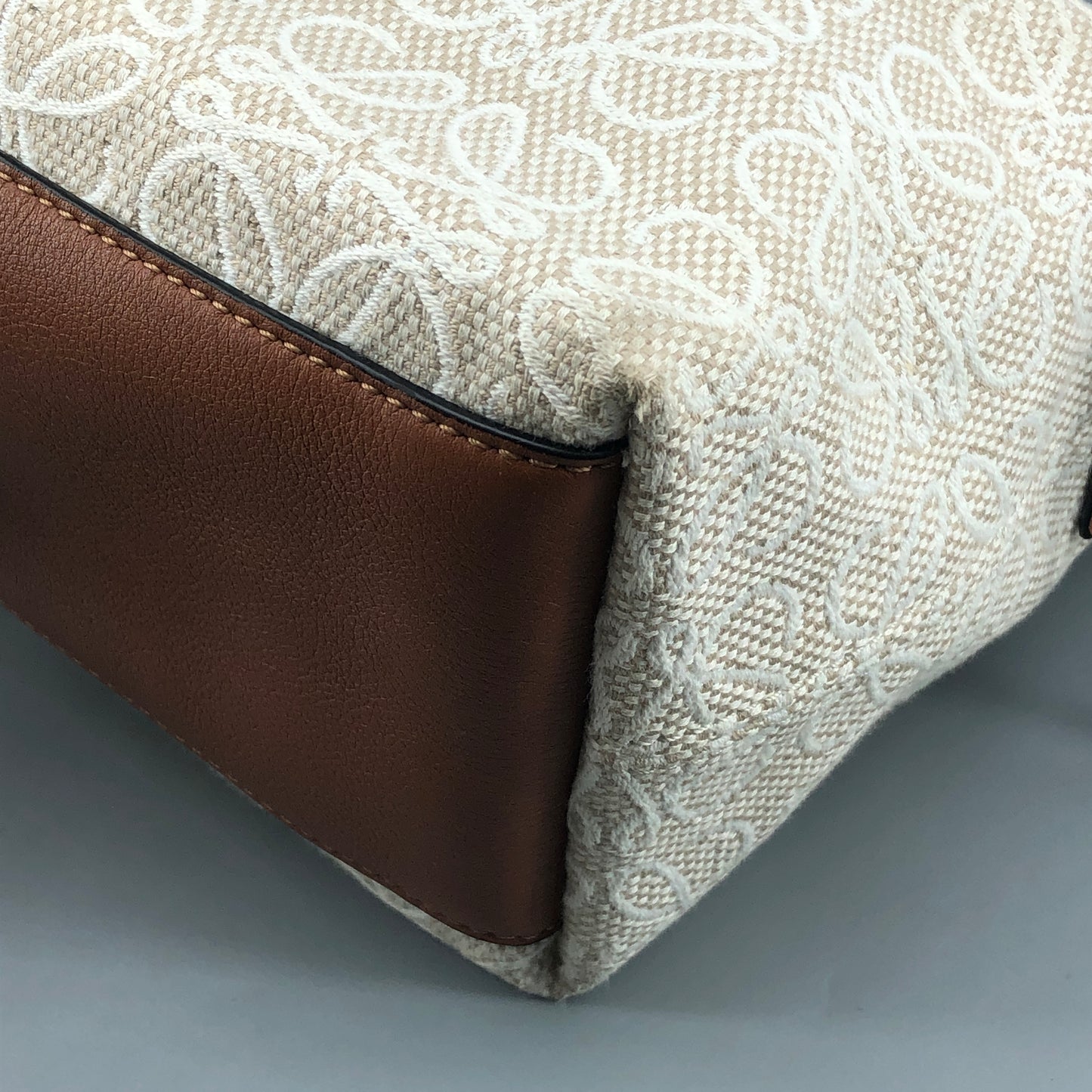Loewe Anagram Jacquard Cbi Bag Beige/Caramel