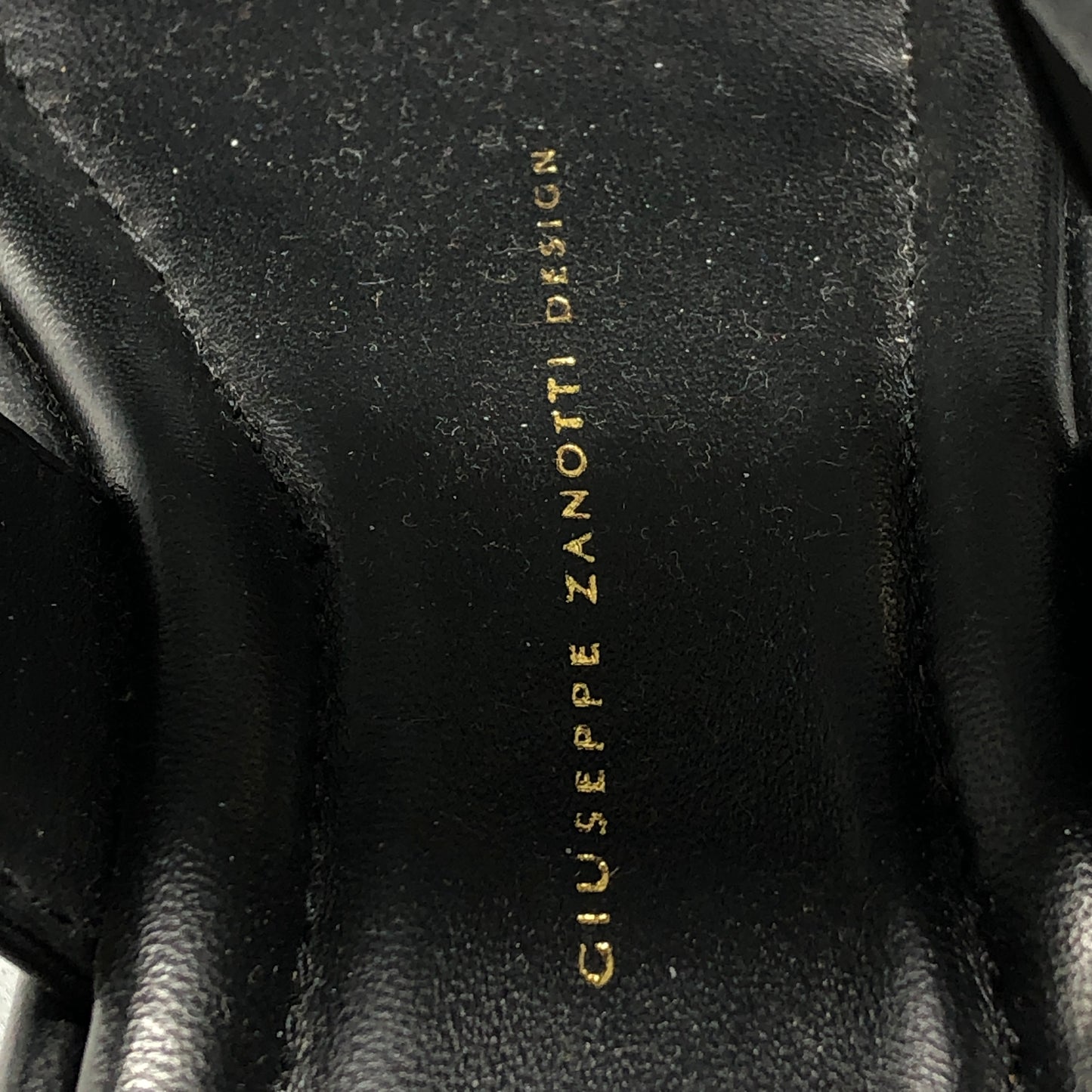 Giuseppe Zanotti Women's Black & Gold Platform Sandals shoes 36