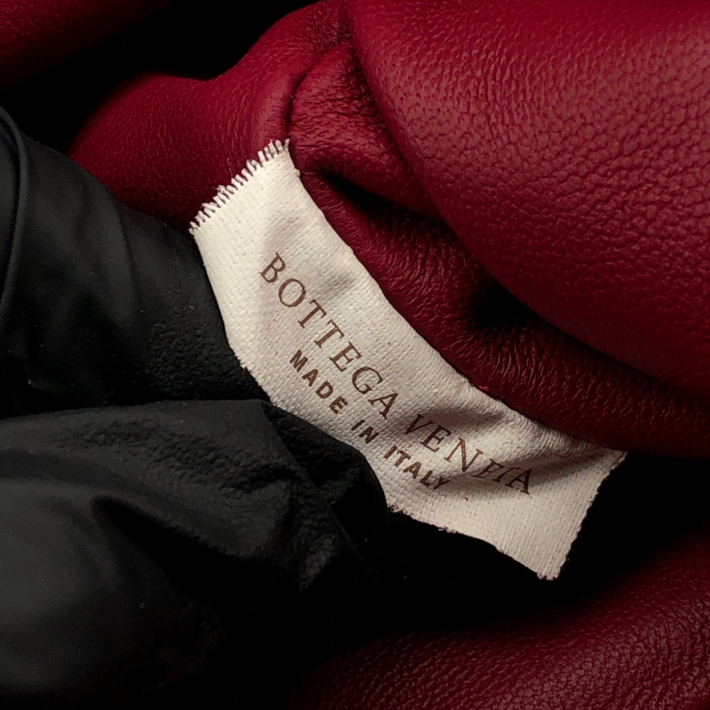 Bottega Veneta Wine Red Intrecciato Woven Mini Pouch Crossbody Bag